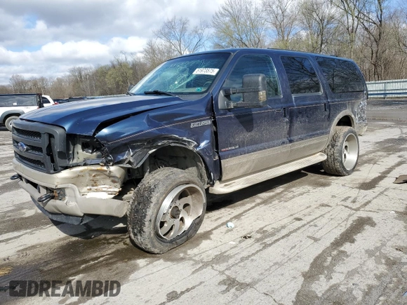 2004 Ford Excursion Eddie Bauer with VIN 1FMSU45P74ED41183, listed as a Copart auction lot 51973575 with 175,632 mi miles and Salvage Title. Bid and sale history available at DreamBid. Image 1.