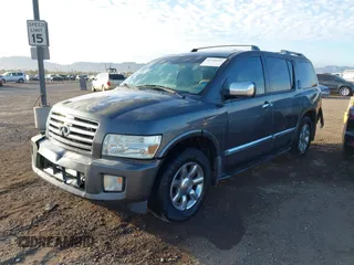 2004 Infiniti QX56 with VIN 5N3AA08C34N803588, listed as a IAAI auction lot 41546043 with 190,599 mi miles. Bid and sale history available at carsss.com. Image 2.
