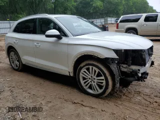 2018 Audi Q5 Premium Plus with VIN WA1BNAFY9J2098068, listed as a Copart auction lot 56207175 with 89,418 mi miles and Salvage title. Bid and sale history available at DreamBid. Image 4.