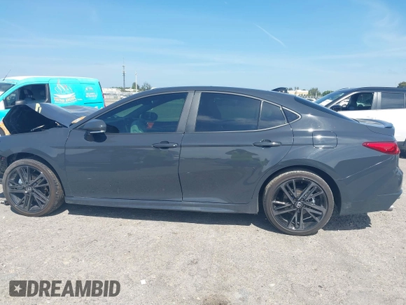 2025 Toyota Camry LE with VIN 4T1DAACK5SU076886, listed as a IAAI auction lot 41629641 with 9,919 mi miles and . Bid and sale history available at DreamBid. Image 15.