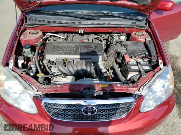 2005 Toyota Corolla CE с VIN 1NXBR32E75Z455948, выставлен на аукционе Copart как лот 59024735 с пробегом 44 968 миль миль и Списание • Salvage title. История ставок и продаж доступна на DreamBid. Изображение 11.
