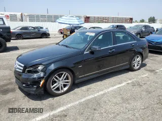 2012 Mercedes-Benz C 250 Sport with VIN WDDGF4HB7CA601162, listed as a Copart auction lot 60329225 with 122,189 mi miles and Salvage title. Bid and sale history available at DreamBid. Image 1.