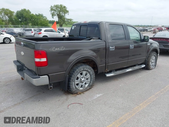2006 Ford F-150 XLT with VIN 1FTPW14546FA04860, listed as a IAAI auction lot 42767406 with 156,484 mi miles and . Bid and sale history available at DreamBid. Image 4.