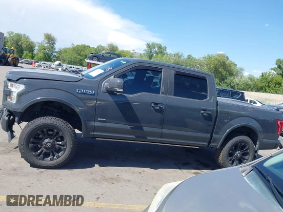 2017 Ford F-150 XL with VIN 1FTEW1EG6HFA29107, listed as a IAAI auction lot 42375043 with 58,186 mi miles and . Bid and sale history available at DreamBid. Image 14.