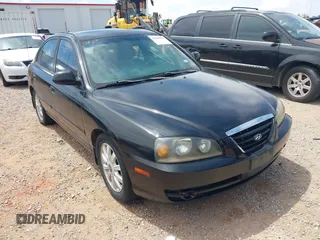 2005 Hyundai Elantra GLS with VIN KMHDN46D85U985356, listed as a IAAI auction lot 42809999 with 170,964 mi miles and . Bid and sale history available at DreamBid. Image 1.
