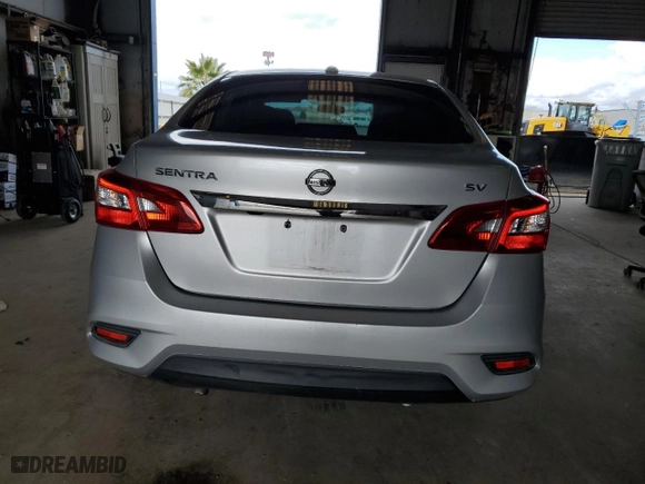 2017 Nissan Sentra SV with VIN 3N1AB7AP7HL698949, listed as a Copart auction lot 45591965 with 123,227 mi miles and Clean Title. Bid and sale history available at carsss.com. Image 6.