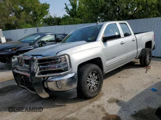 2017 Chevrolet Silverado 1500 LT with VIN 1GCVKREH7HZ116385, listed as a Copart auction lot 64842214 with 98,149 mi miles and Salvage Title. Bid and sale history available at DreamBid. Image 1.