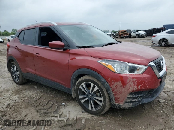 2020 Nissan Kicks SV with VIN 3N1CP5CV1LL503351, listed as a Copart auction lot 51179905 with 51,122 mi miles and Salvage Title. Bid and sale history available at DreamBid. Image 4.