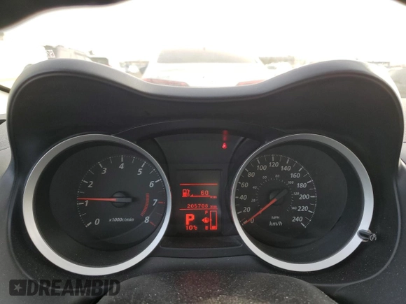 2016 Mitsubishi Lancer SE with VIN JA32V2FW4GU601852, listed as a Copart auction lot 80266414 with 205,708 mi miles and Salvage Title. Bid and sale history available at DreamBid. Image 9.