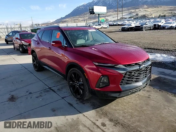 2021 Chevrolet Blazer RS with VIN 3GNKBKRS4MS534871, listed as a Copart auction lot 51382725 with 45,397 mi miles and Salvage title. Bid and sale history available at DreamBid. Image 11.