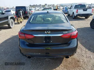 2019 Infiniti Q50 Luxe with VIN JN1EV7AP8KM543395, listed as a IAAI auction lot 42418112 with 43,382 mi miles and . Bid and sale history available at DreamBid. Image 16.