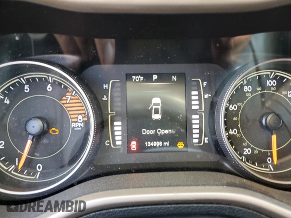 2016 Jeep Cherokee Altitude with VIN 1C4PJLCS4GW337000, listed as a Copart auction lot 43773955 with 134,996 mi miles and Salvage Title. Bid and sale history available at carsss.com. Image 9.