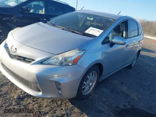 2013 Toyota Prius v Two with VIN JTDZN3EU7D3252659, listed as a IAAI auction lot 41467763 with 136,121 mi miles. Bid and sale history available at carsss.com. Image 21.