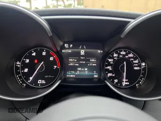 2022 Alfa Romeo Giulia with VIN ZARFAMAN7N7660663, listed as a Copart auction lot 47428075 with 11,210 mi miles and Salvage title. Bid and sale history available at DreamBid. Image 8.