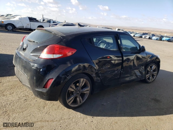 2014 Hyundai Veloster with VIN KMHTC6AD7EU191601, listed as a Copart auction lot 44791295 with 80,501 mi miles and Salvage Title. Bid and sale history available at carsss.com. Image 3.