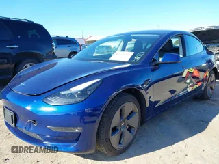 2022 Tesla Model 3 Long Range with VIN 5YJ3E1EB1NF257059, listed as a IAAI auction lot 41329318 with 30,652 mi miles and . Bid and sale history available at DreamBid. Image 24.