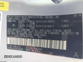 2019 Toyota Sienna XLE Auto Access Seat with VIN 5TDYZ3DC5KS977360, listed as a IAAI auction lot 41911897 with 71,200 mi miles. Bid and sale history available at carsss.com. Image 9.