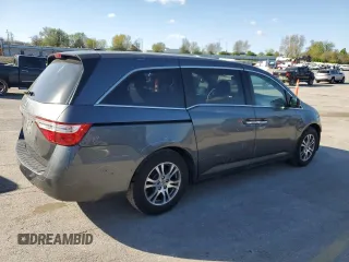 2013 Honda Odyssey EX-L with VIN 5FNRL5H69DB034479, listed as a Copart auction lot 51789705 with 155,575 mi miles and Salvage Title. Bid and sale history available at carsss.com. Image 3.