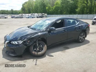 2020 Nissan Sentra SV z VIN 3N1AB8CV3LY302691, wystawiony jako Copart lot #56175125 z przebiegiem 34 397 mil mil oraz Szkoda całkowita • Salvage title. Historia ofert i sprzedaży dostępna na DreamBid. Obrazek 1.