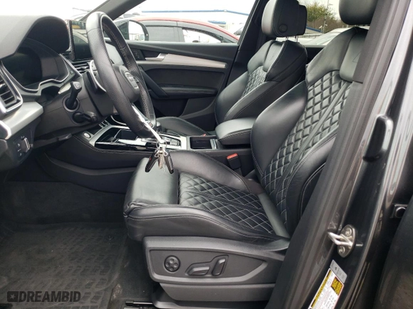 2021 Audi SQ5 Premium Plus with VIN WA1B4AFYXM2139721, listed as a Copart auction lot 49915525 with 32,582 mi miles and Salvage Title. Bid and sale history available at carsss.com. Image 7.