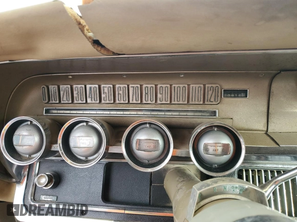 1965 Ford Thunderbird with VIN 5Y83Z146154, listed as a Copart auction lot 80731964 with 80,916 mi miles and Clean Title. Bid and sale history available at DreamBid. Image 9.
