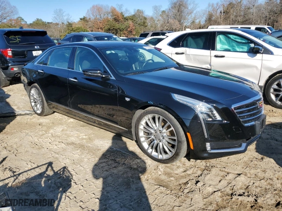 2016 Cadillac CT6 Premium Luxury AWD with VIN 1G6KG5R61GU125393, listed as a Copart auction lot 77776943 with 76,805 mi miles. Bid and sale history available at carsss.com. Image 4.