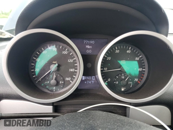 2008 Mercedes-Benz SLK 280 with VIN WDBWK54F88F176639, listed as a Copart auction lot 63064995 with 77,190 mi miles and Salvage title. Bid and sale history available at DreamBid. Image 9.