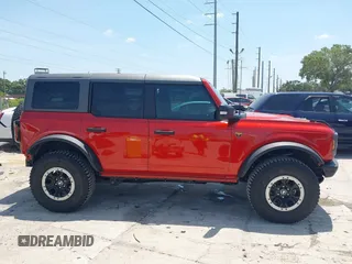 2024 Ford Bronco Badlands with VIN 1FMEE9BP0RLA41564, listed as a IAAI auction lot 42069579 with 3,681 mi miles and . Bid and sale history available at DreamBid. Image 14.