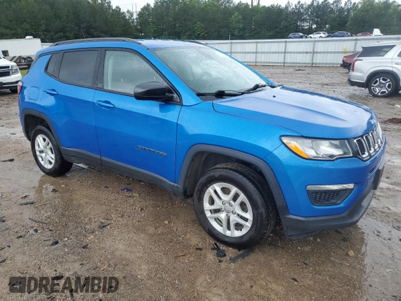 2018 Jeep Compass Sport с VIN 3C4NJDAB5JT484925, выставлен на аукционе Copart как лот 56647695 с пробегом 108 285 миль миль и Списание • Salvage title. История ставок и продаж доступна на DreamBid. Изображение 4.
