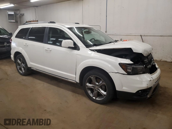 2017 Dodge Journey Crossroad Plus z VIN 3C4PDCGG1HT536297, wystawiony jako Copart lot #58489885 z przebiegiem 101 865 mil mil oraz Szkoda całkowita • Salvage title. Historia ofert i sprzedaży dostępna na DreamBid. Obrazek 4.