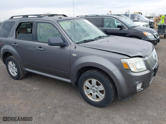 2009 Mercury Mariner with VIN 4M2CU91G49KJ05721, listed as a IAAI auction lot 41919006 with 105,537 mi miles. Bid and sale history available at carsss.com. Image 1.