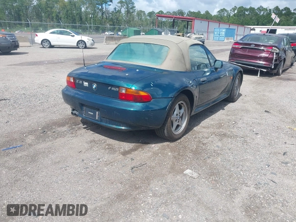 1999 BMW Z3 2.5 with VIN 4USCH9336XLF81090, listed as a IAAI auction lot 42742278 with 164,341 mi miles and . Bid and sale history available at DreamBid. Image 4.