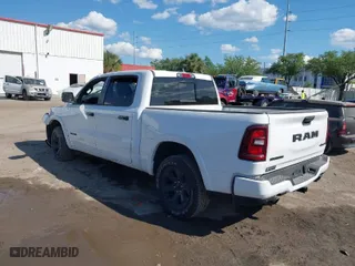 2025 Ram 1500 Big Horn with VIN 1C6SRFFP7SN564294, listed as a IAAI auction lot 41875982 with 2,495 mi miles. Bid and sale history available at carsss.com. Image 3.