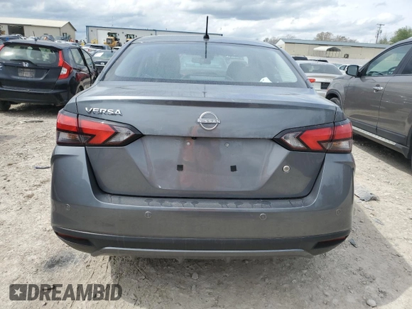 2024 Nissan Versa S with VIN 3N1CN8DVXRL930378, listed as a Copart auction lot 51090915 with 12,333 mi miles and Salvage Title. Bid and sale history available at DreamBid. Image 6.