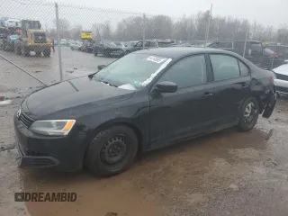2011 Volkswagen Jetta Sedan S with VIN 3VW1K7AJ6BM334061, listed as a Copart auction lot 44148985 with 212,151 mi miles and Salvage Title. Bid and sale history available at carsss.com. Image 1.