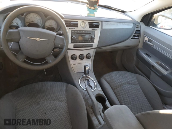 2008 Chrysler Sebring LX with VIN 1C3LC46K58N182219, listed as a Copart auction lot 80479954 with 195,194 mi miles and Salvage Title. Bid and sale history available at carsss.com. Image 8.