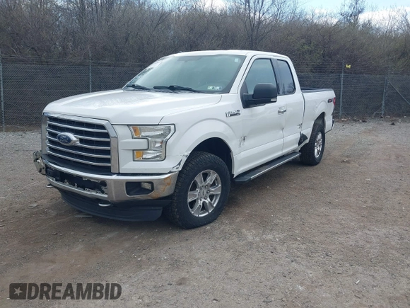 2015 Ford F-150 XLT with VIN 1FTFX1EFXFFC18381, listed as a IAAI auction lot 41886719 with 162,644 mi miles and . Bid and sale history available at DreamBid. Image 2.