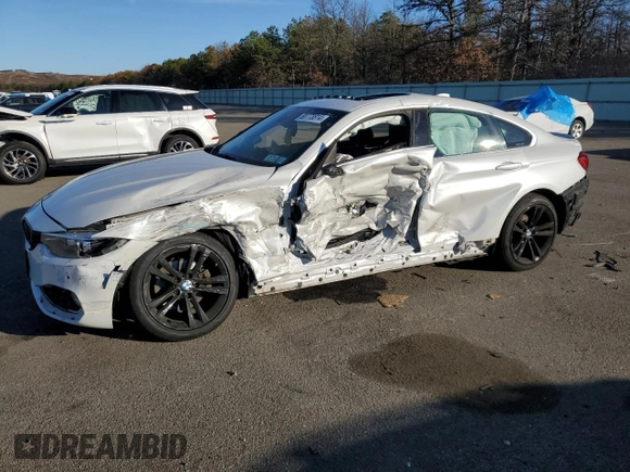 2020 BMW 4 Series 430i xDrive z VIN WBA4J3C0XLBL11548, wystawiony jako Copart lot #80773814 z przebiegiem Nie podano mil oraz Szkoda całkowita • Salvage title. Historia ofert i sprzedaży dostępna na DreamBid. Obrazek 1.