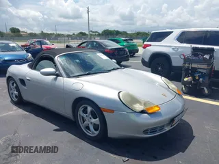 2001 Porsche Boxster with VIN WP0CA29811U621823, listed as a IAAI auction lot 42742442 with 74,478 mi miles and . Bid and sale history available at DreamBid. Image 1.