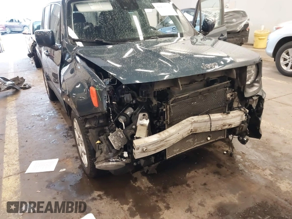 2021 Jeep Renegade Latitude with VIN ZACNJDB15MPM41197, listed as a IAAI auction lot 41473315 with 52,740 mi miles and . Bid and sale history available at DreamBid. Image 18.