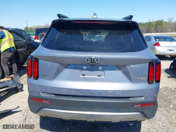 2021 Kia Sorento EX with VIN 5XYRHDLFXMG064117, listed as a IAAI auction lot 41860786 with 68,969 mi miles. Bid and sale history available at carsss.com. Image 16.