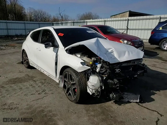 2021 Hyundai Veloster N with VIN KMHT36AH1MU010137, listed as a Copart auction lot 81410684 with 35,408 mi miles and Salvage Title. Bid and sale history available at carsss.com. Image 11.