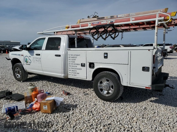 2022 Ram 3500 Tradesman with VIN 3C7WR3GJXNG226570, listed as a Copart auction lot 81580414 with 93,282 mi miles and Salvage Title. Bid and sale history available at carsss.com. Image 2.