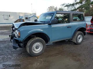 2022 Ford Bronco with VIN 1FMDE5AH6NLB71051, listed as a Copart auction lot 77580794 with 20,904 mi miles and Salvage Title. Bid and sale history available at carsss.com. Image 1.