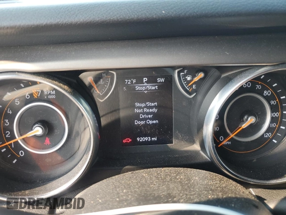 2020 Jeep Wrangler Unlimited Freedom with VIN 1C4HJXDG9LW238432, listed as a Copart auction lot 59087435 with 92,093 mi miles and Salvage title. Bid and sale history available at DreamBid. Image 9.