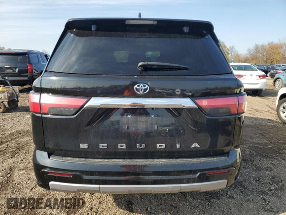 2023 Toyota Sequoia SR5 with VIN 7SVAAABA3PX003172, listed as a Copart auction lot 78859064 with 30,126 mi miles and Salvage Title. Bid and sale history available at carsss.com. Image 6.