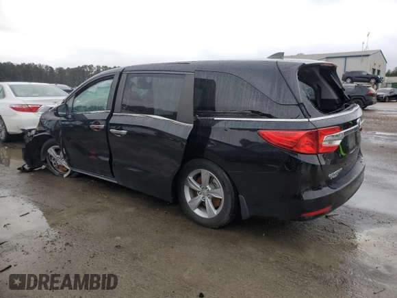 2020 Honda Odyssey EX with VIN 5FNRL6H53LB035641, listed as a Copart auction lot 41454235 with 123,281 mi miles and Salvage Title. Bid and sale history available at DreamBid. Image 2.