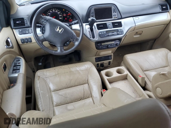 2008 Honda Odyssey Touring with VIN 5FNRL38968B022567, listed as a Copart auction lot 44445385 with 176,391 mi miles and Salvage Title. Bid and sale history available at carsss.com. Image 8.