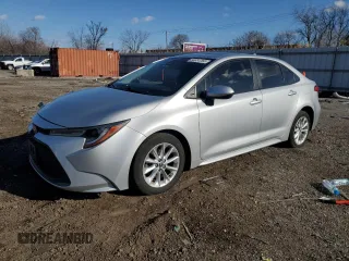 2020 Toyota Corolla LE with VIN JTDHPRAEXLJ027105, listed as a Copart auction lot 50351265 with 93,251 mi miles and Salvage Title. Bid and sale history available at carsss.com. Image 1.