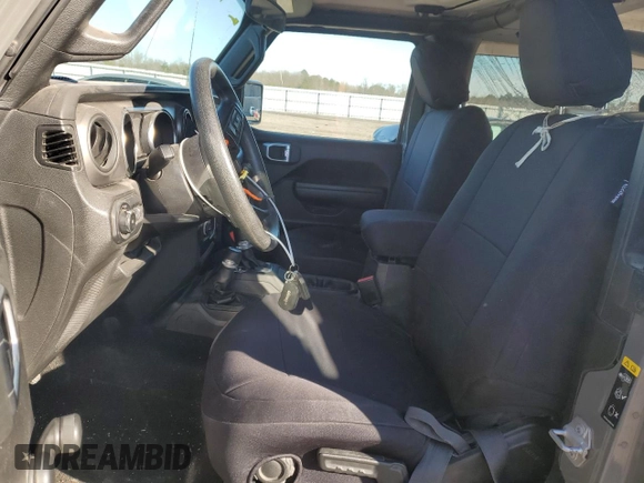 2022 Jeep Wrangler Sport with VIN 1C4HJXAG5NW235311, listed as a Copart auction lot 45044255 with 27,280 mi miles and Salvage title. Bid and sale history available at DreamBid. Image 7.
